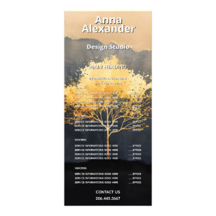 Ember Canopy Minimal Design Rack Card