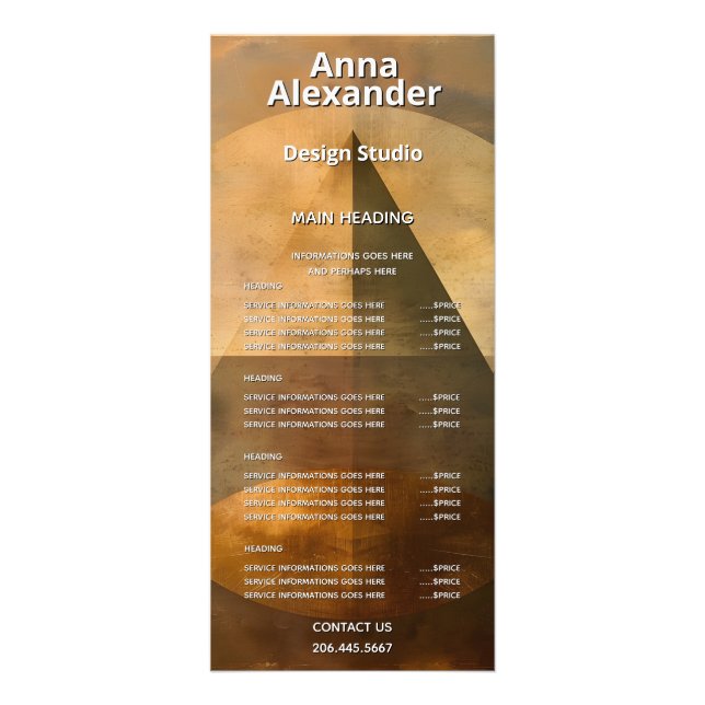 Ember Canopy | Minimal Design Rack Card (Front)