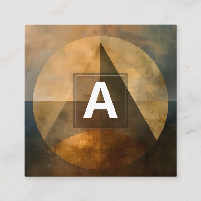 Ember Canopy | Minimal Design Square Business Card (Front)