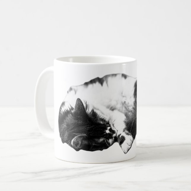 Ember-Glow Catnap Coffee Mug (Front Left)