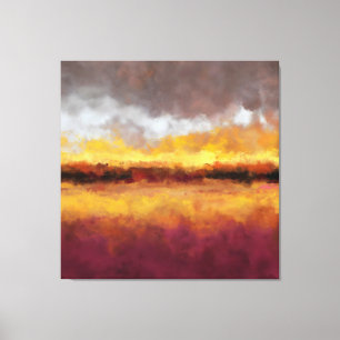 Ember Horizon Canvas Print