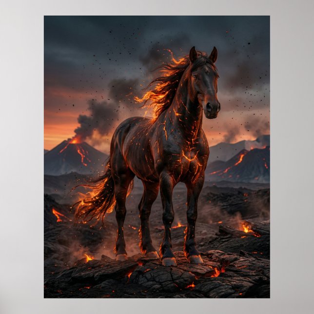 Ember Horse Ash Plains Poster (Front)