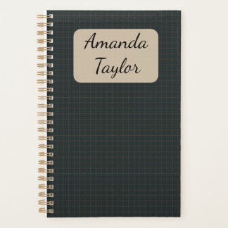 Ember Night Mosaic Personalized Planner - Small