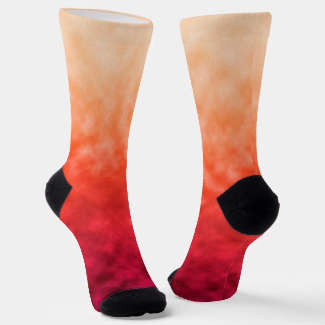 Emberblush Rise Socks (Angled)