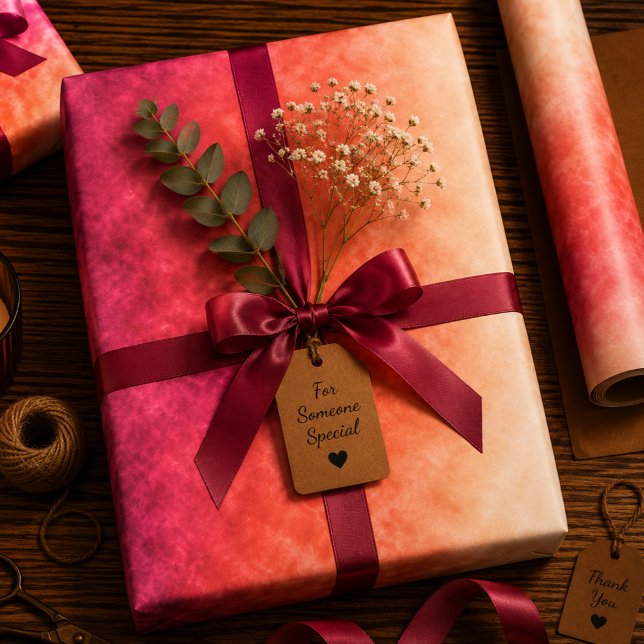 Emberblush Rise Wrapping Paper Sheet (Creator Uploaded)