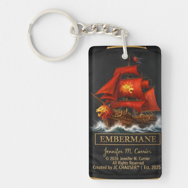 Embermane Key Ring (Front)