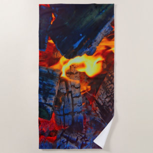 Embers Beach Towel