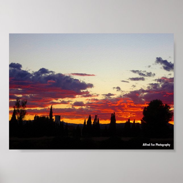 Embers of Twilight Landscape Poster (Front)