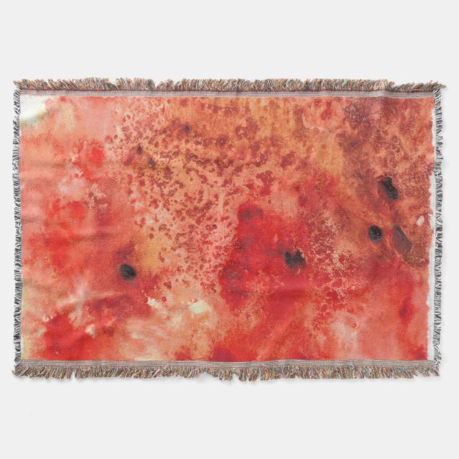 Embers Unfolding Throw Blanket (Front)