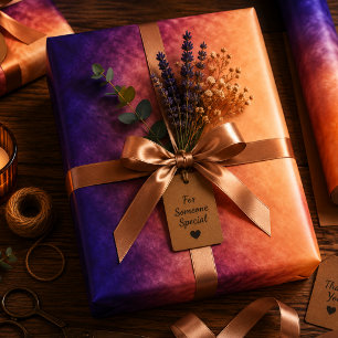 Emberveil Wrapping Paper Sheet