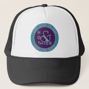 Emblem Hot Thick and Pretty Don't Stare Too Hard Trucker Hat