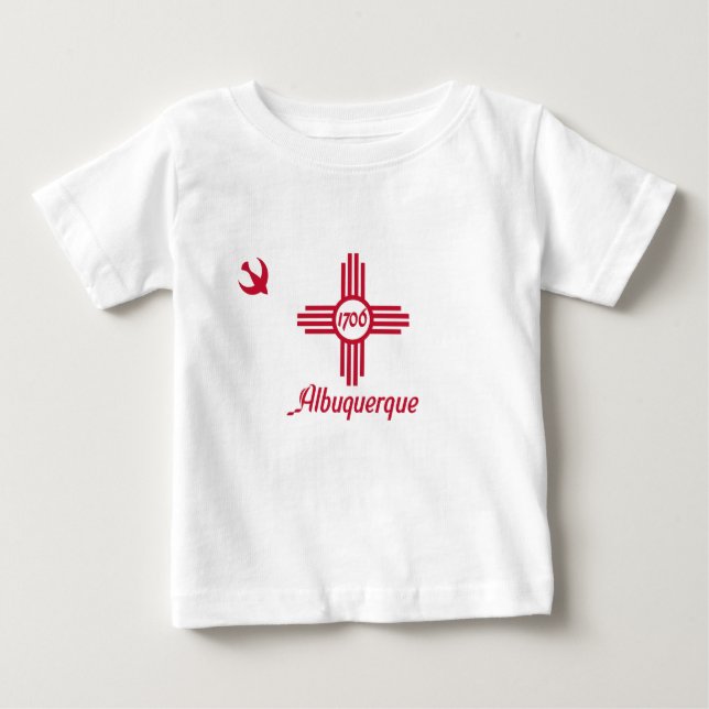 Emblem of Albuquerque, New Mexico Baby T-Shirt (Front)