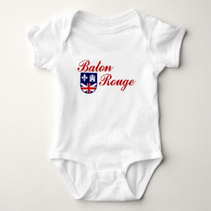 Emblem of Baton Rouge, Louisiana Baby Bodysuit