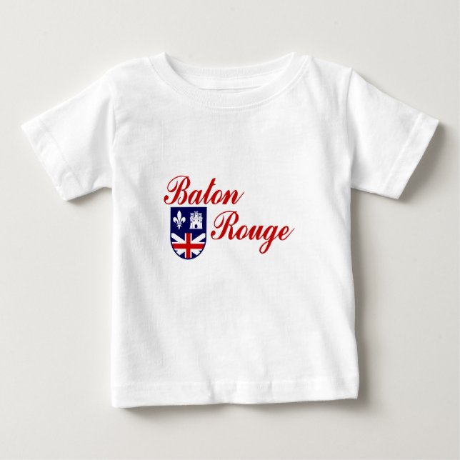 Emblem of Baton Rouge, Louisiana Baby T-Shirt (Front)