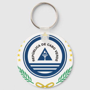 Emblem of Cape Verde Brasão de armas de Cabo Verd Key Ring