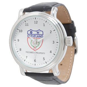 Emblem of Cleveland, Ohio Watch