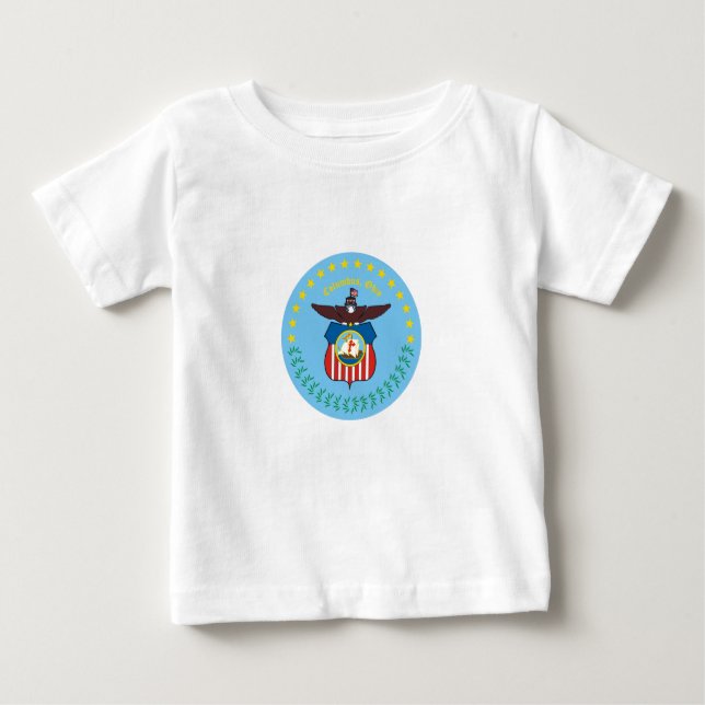 Emblem of Columbus, Ohio Baby T-Shirt (Front)