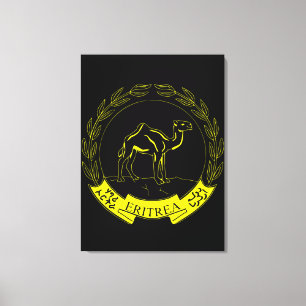 Emblem of Eritrea Poster Canvas Print