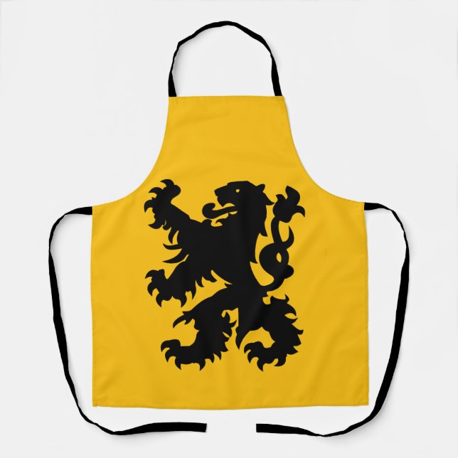 Emblem of Flemish Lion Apron (Front)