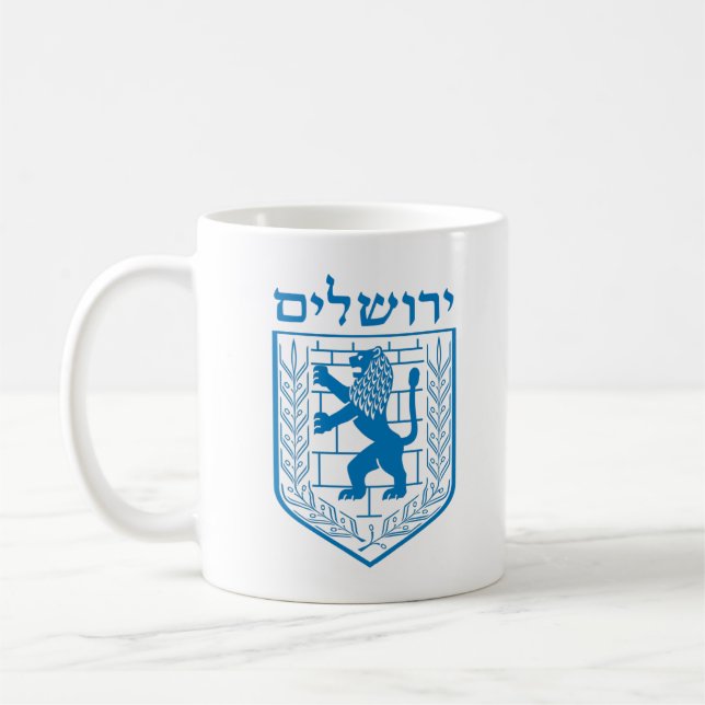 Emblem of Jerusalem Coffee Mug (Left)