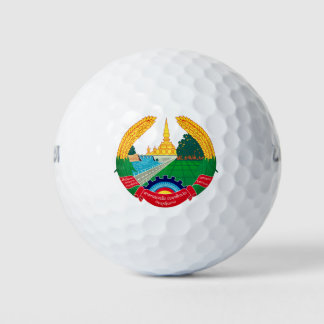 Emblem of Laos Golf Balls