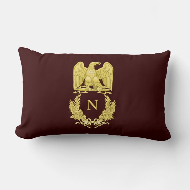 Emblem of Napoleon Bonaparte Lumbar Cushion (Front)