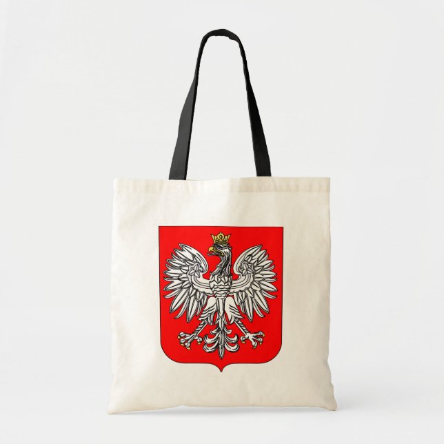 Emblem Of Poland Tote Bag (Front)