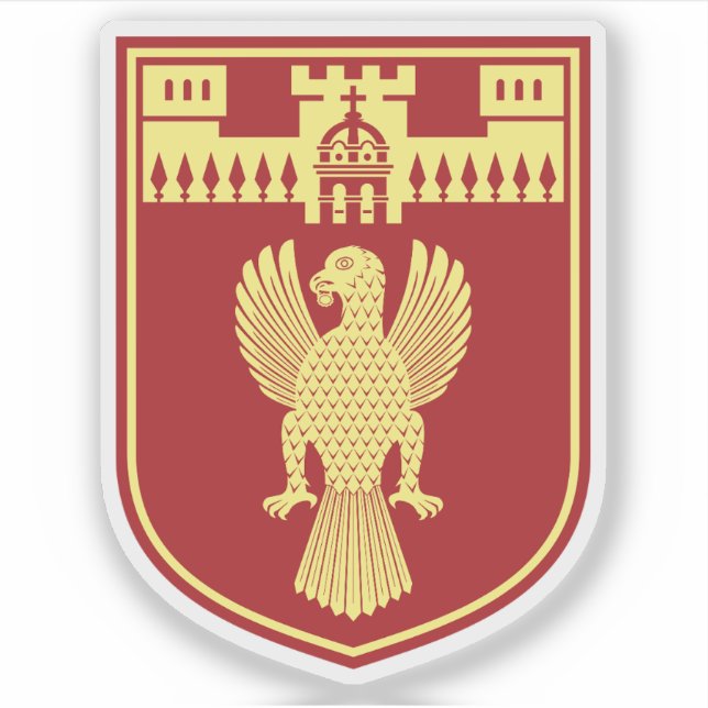 Emblem of Rubik, Albania (Front)