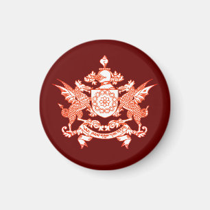 Emblem of Sikkim state - INDIA Magnet