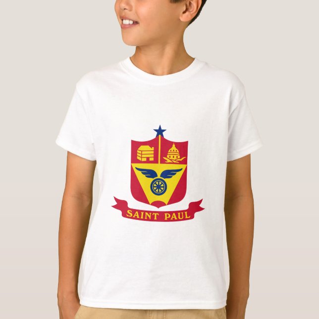 Emblem of St Paul, Minnesota T-Shirt (Front)