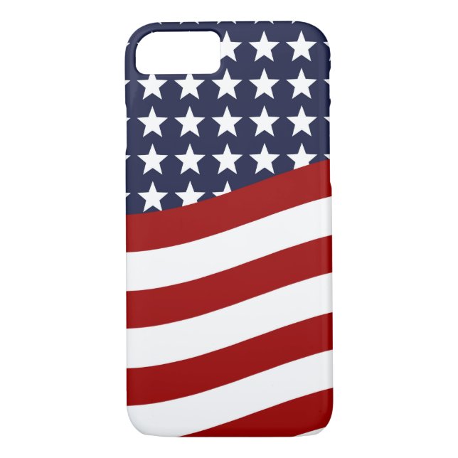 EMBLEM OF THE LAND I LOVE! (patriotic flag design) Case-Mate iPhone Case (Back)