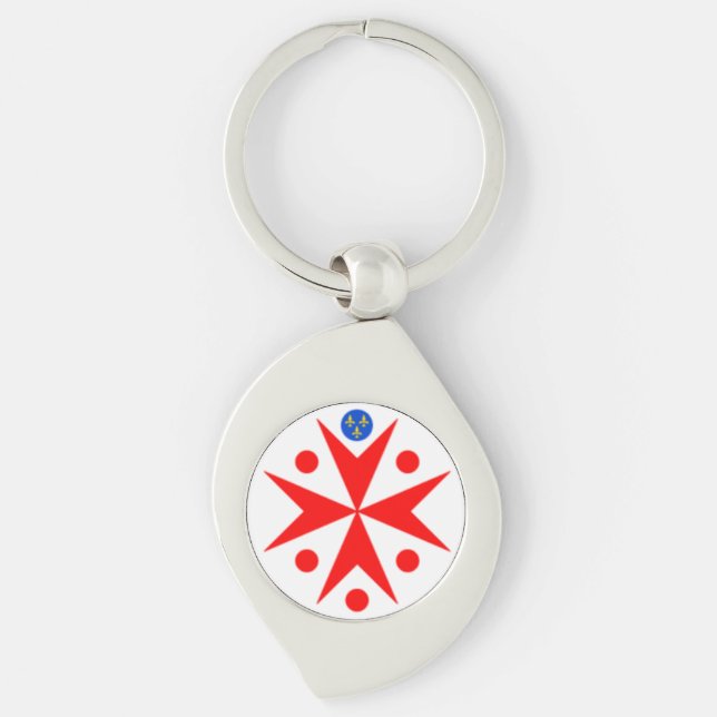 Emblem of the Navy Tuscany Medici Key Ring (Front)