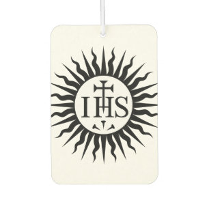 Emblem of the Society of Jesus  Car Air Freshener