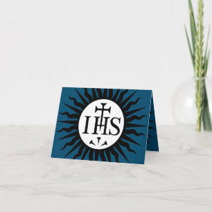 Emblem of the Society of Jesus  Card