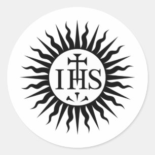 Emblem of the Society of Jesus Classic Round Sticker