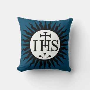 Emblem of the Society of Jesus  Cushion