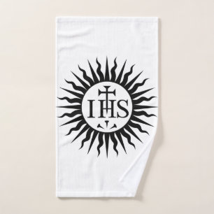 Emblem of the Society of Jesus Hand Towel