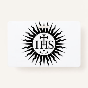 Emblem of the Society of Jesus  ID Badge