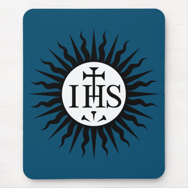 Emblem of the Society of Jesus  Mouse Pad (Front)