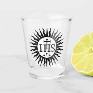 Emblem of the Society of Jesus Shot Glass