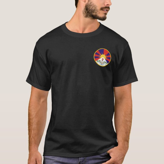 Emblem of Tibet. T-Shirt (Front)