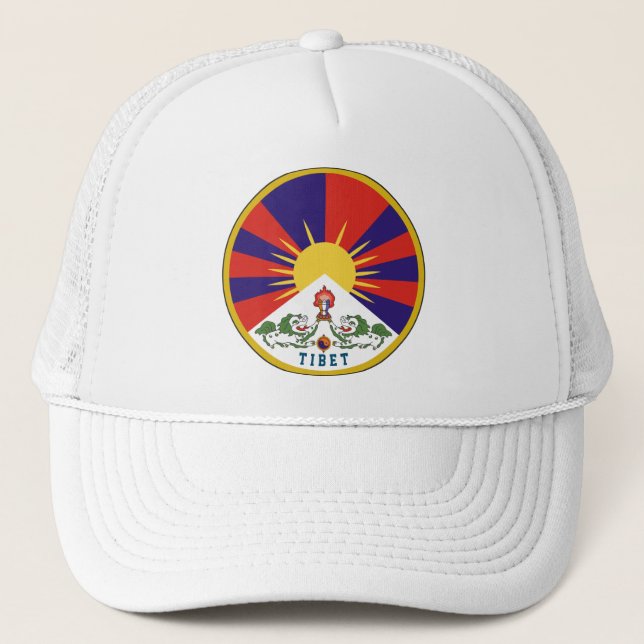 Emblem of Tibet Trucker Hat (Front)