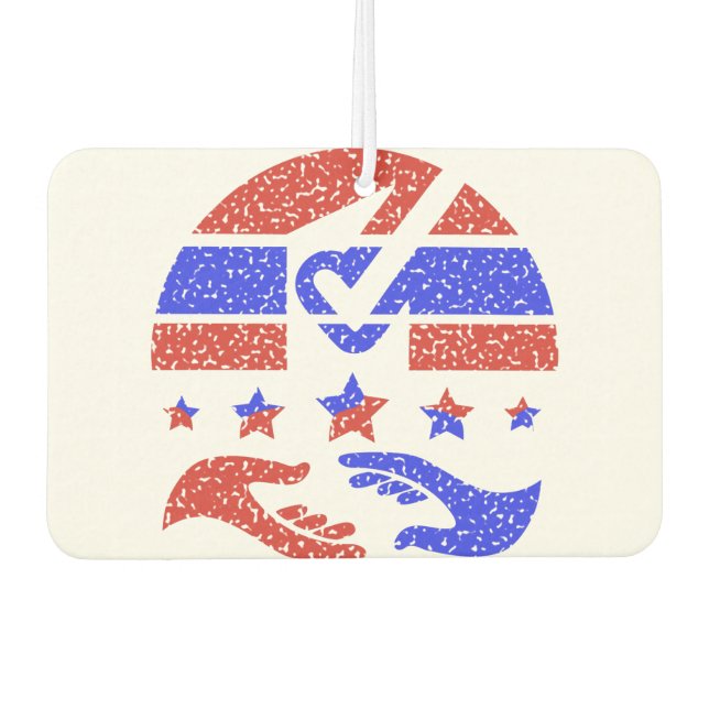 Emblem of Unity - Celebrating Collaborative Trust Car Air Freshener (Front)