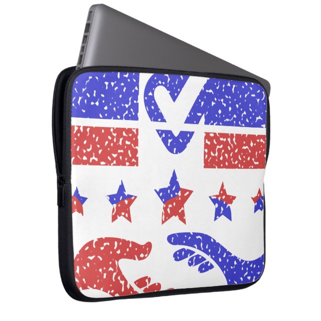 Emblem of Unity - Celebrating Collaborative Trust Laptop Sleeve (Front Right)