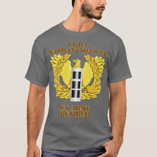 Emblem Warrant Officer CW3 Retired T-Shirt
