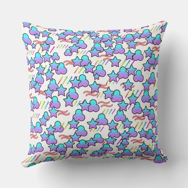 Embllished Clouds And Stars Home Decor  Cushion (Back)