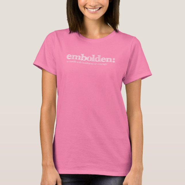Embolden Tee in Dark Grey (Front)