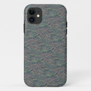 Embossed Flowers with Colour Case-Mate iPhone Case
