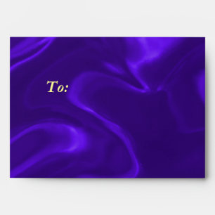 Embossed Gold Dragon on Purple Satin Print Envelopes