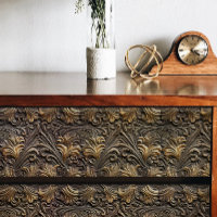 Embossed Interweaving Pattern Decoupage